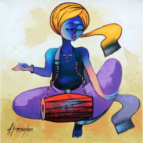 Dholak Player - 11897
