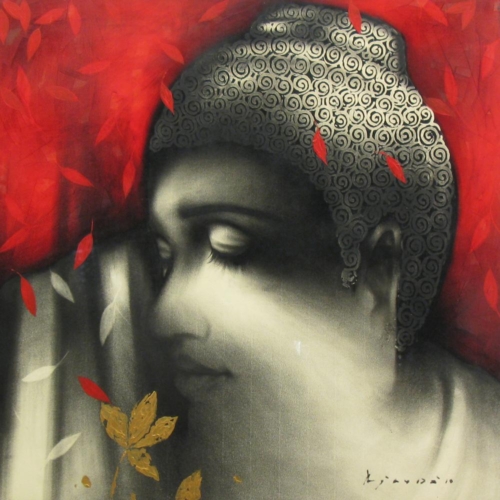 Ajay De buddha painting