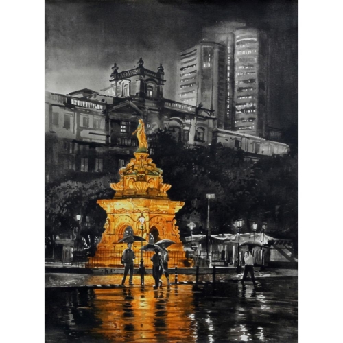 Arpan Bhowmik painting