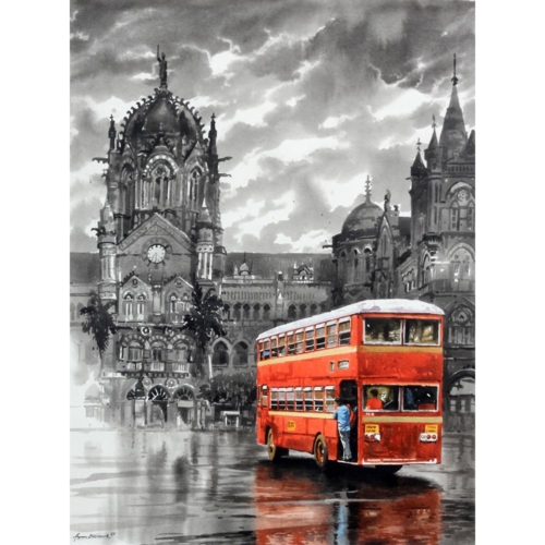Arpan Bhowmik painting