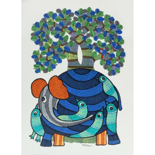 Gond Art - 10897