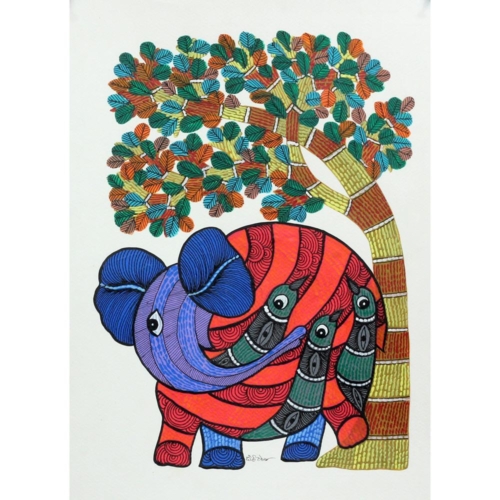 Gond Art - 10954