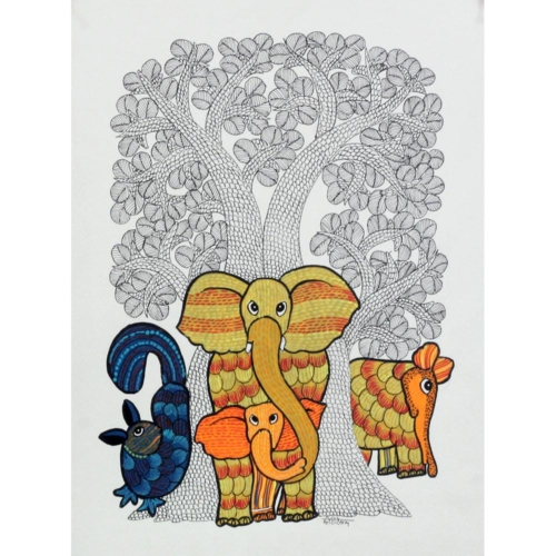 Gond Art - 10958