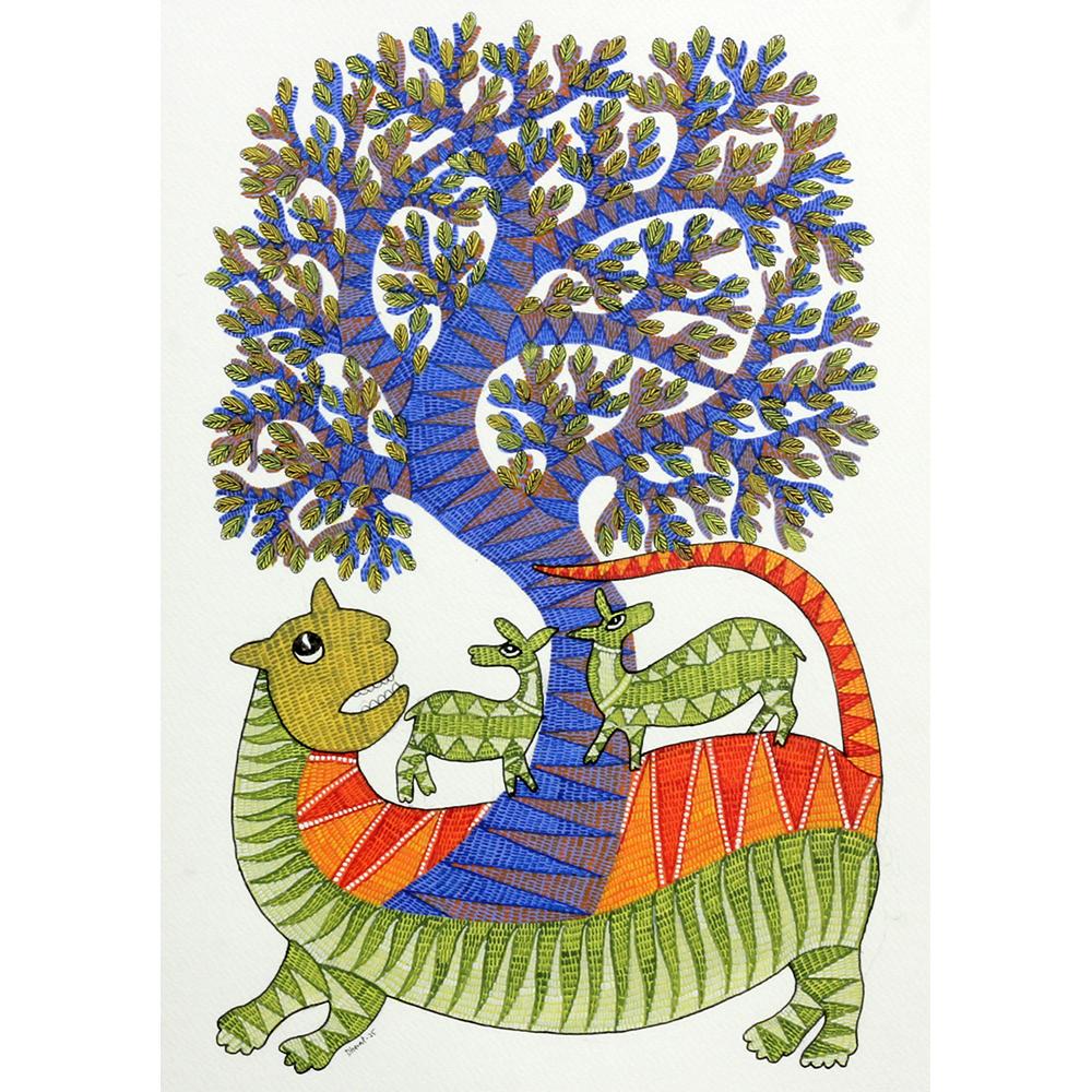 Gond Art - 11435