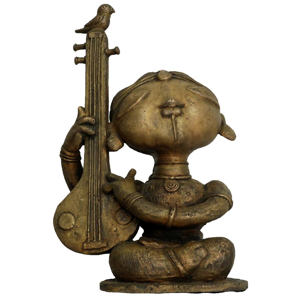 Girl with Sitar - 11537