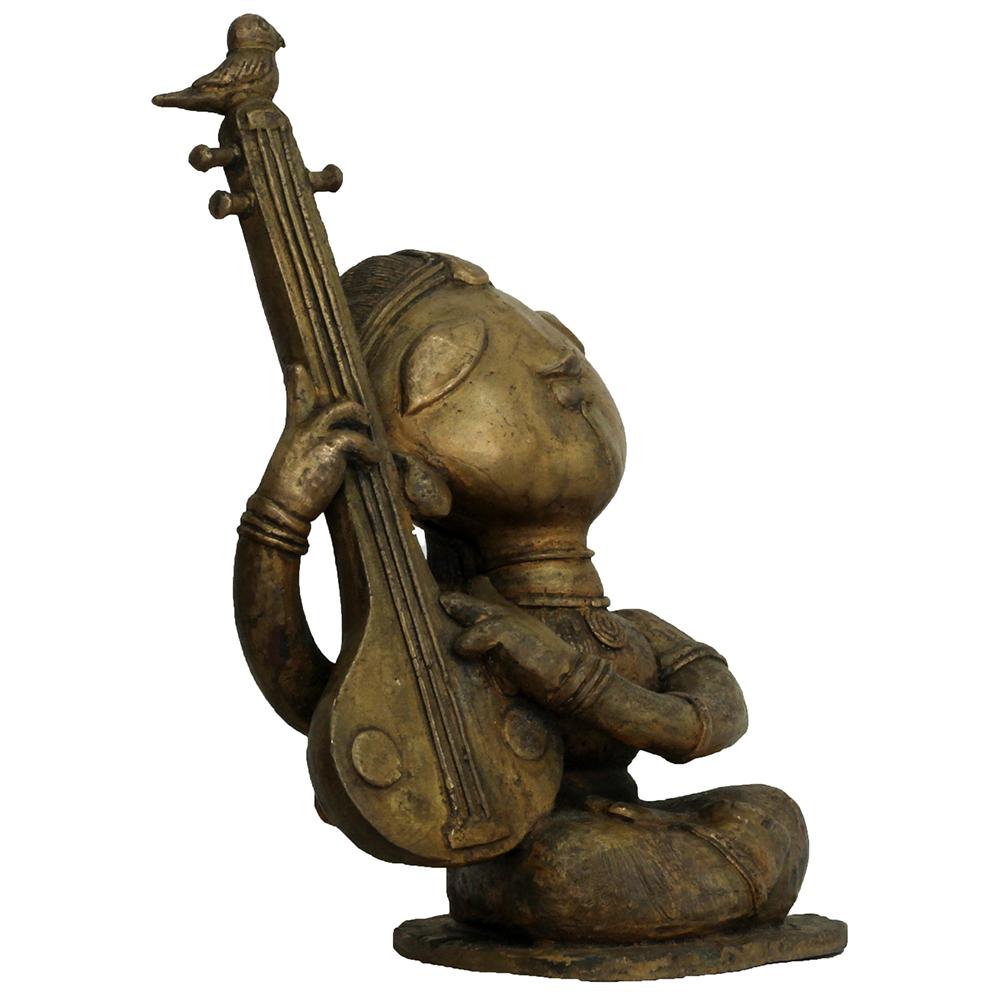 Girl with Sitar - 11537 - Image 2