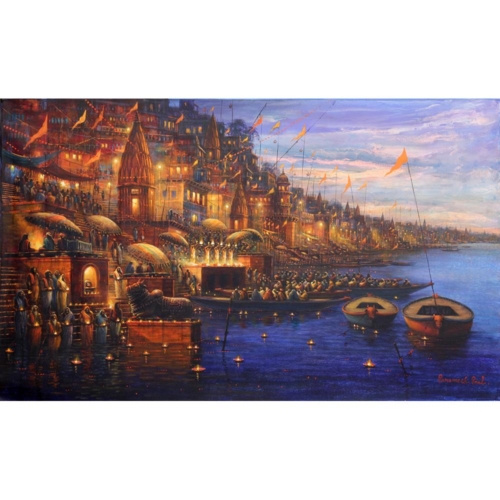 Evening Aarti by the Ganges - 11421